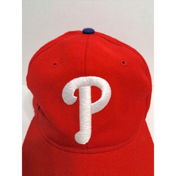 Philadelphia Phillies Vintage Hat Starter Wool 90s Snapback The Natural Red - Picture 2 of 9